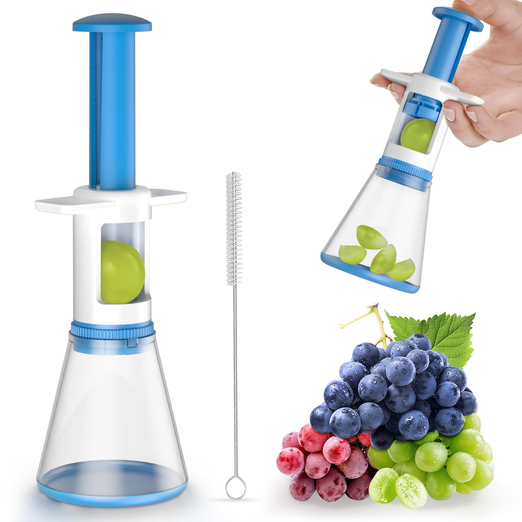 Grape & Cherry Tomato Slicer with Container — Safe for Toddlers