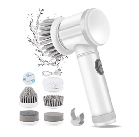 Handheld Electric Cleaning Brush — Powerful Multi-Surface Scrubber