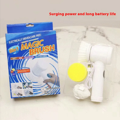 Handheld Electric Cleaning Brush — Powerful Multi-Surface Scrubber