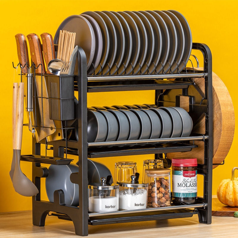 Multi-Functional Bowl & Utensil Kitchen Organizer