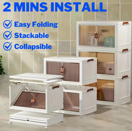 Collapsible Storage Box with Lid