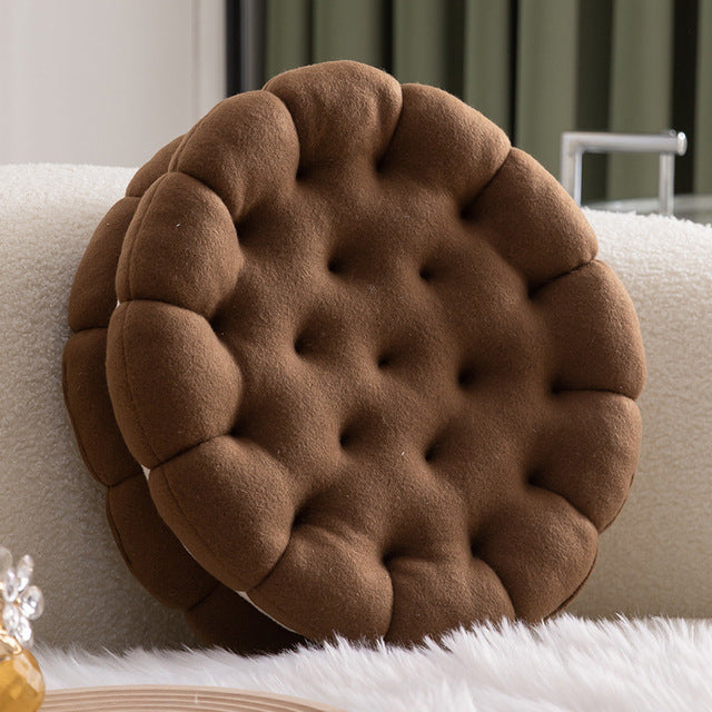 Novelty Biscuit Throw Pillow — Fun Home Decor Accent