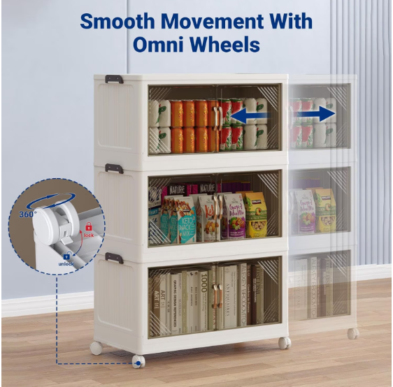 Collapsible Storage Box with Lid