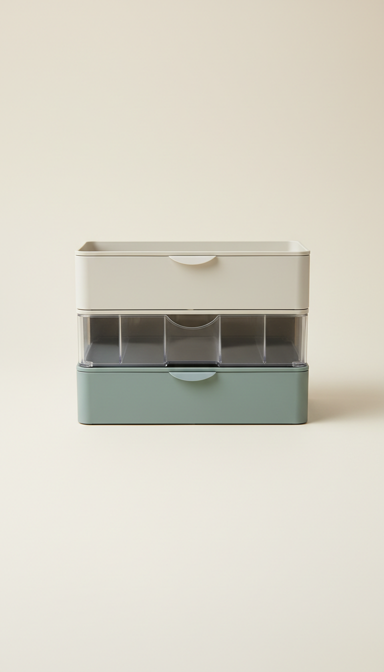 Stackable Drawer Organizer Tray