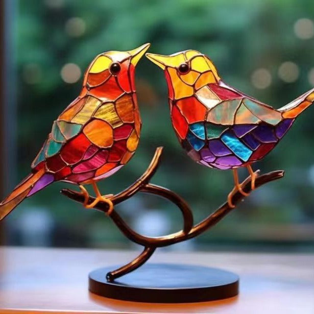 Bird Series Decorative Alloy Figurines