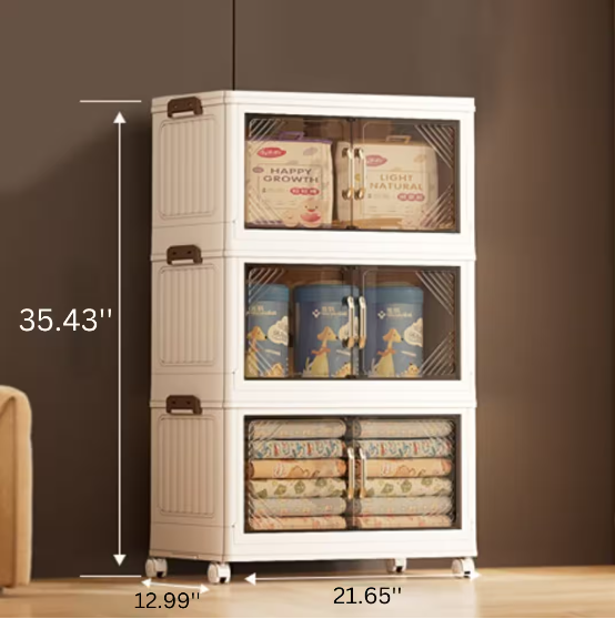 Collapsible Storage Box with Lid