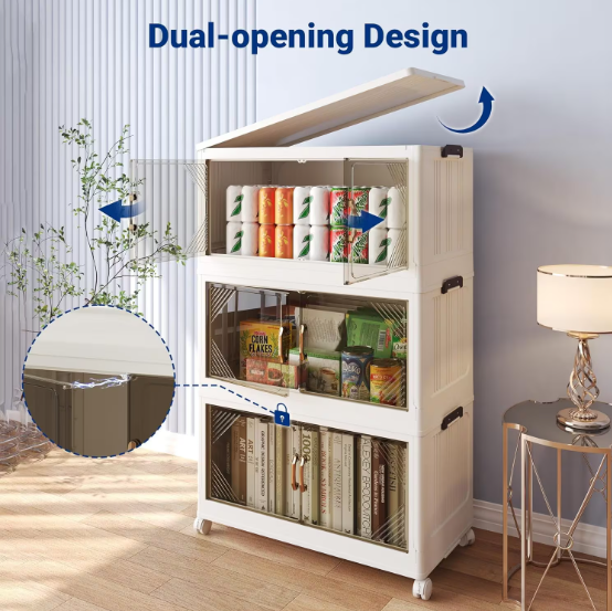 Collapsible Storage Box with Lid