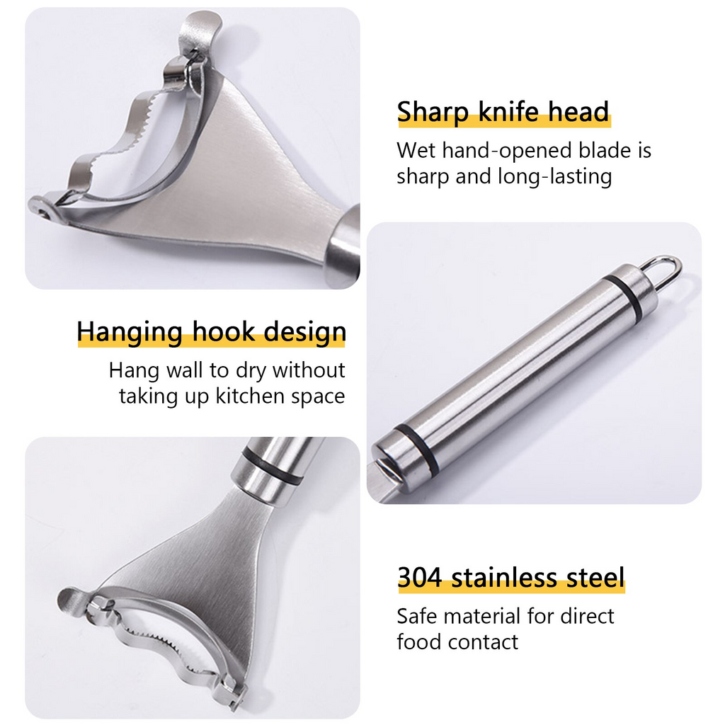 Stainless Steel Corn Peeler & Stripper — Set of 2