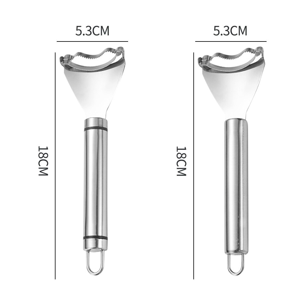 Stainless Steel Corn Peeler & Stripper — Set of 2