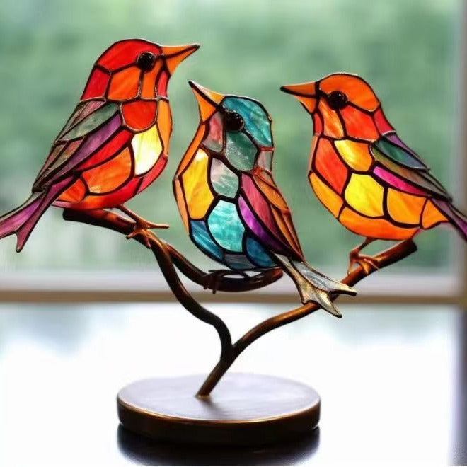 Bird Series Decorative Alloy Figurines