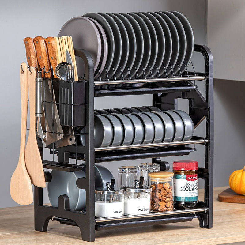 Multi-Functional Bowl & Utensil Kitchen Organizer