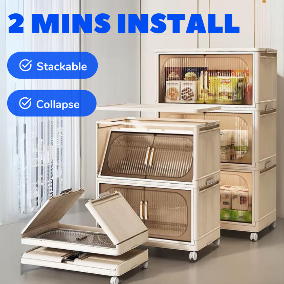 Collapsible Storage Box with Lid