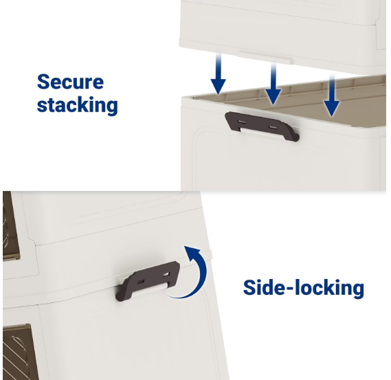 Collapsible Storage Box with Lid