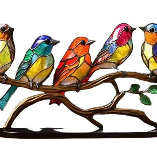 Bird Series Decorative Alloy Figurines