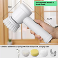 Handheld Electric Cleaning Brush — Powerful Multi-Surface Scrubber