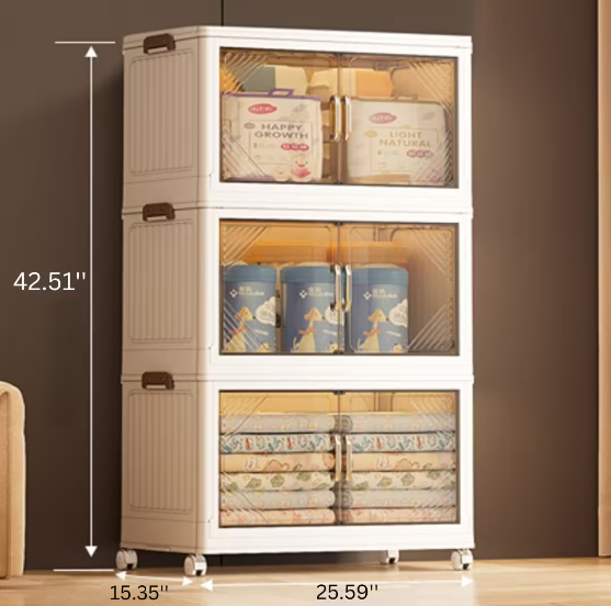 Collapsible Storage Box with Lid