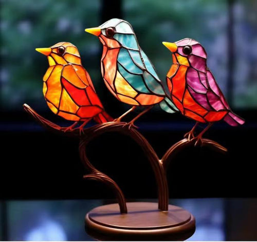Bird Series Decorative Alloy Figurines
