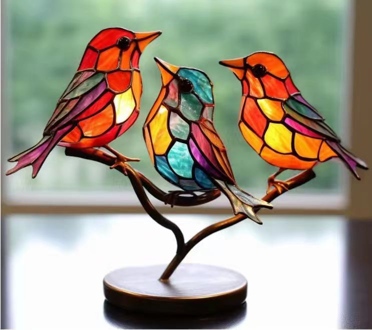 Bird Series Decorative Alloy Figurines