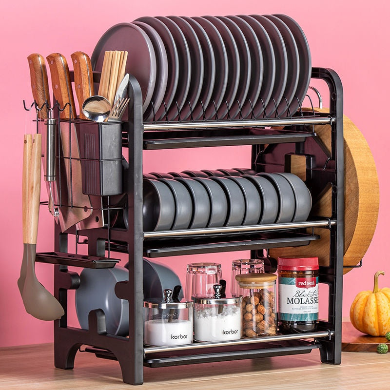 Multi-Functional Bowl & Utensil Kitchen Organizer