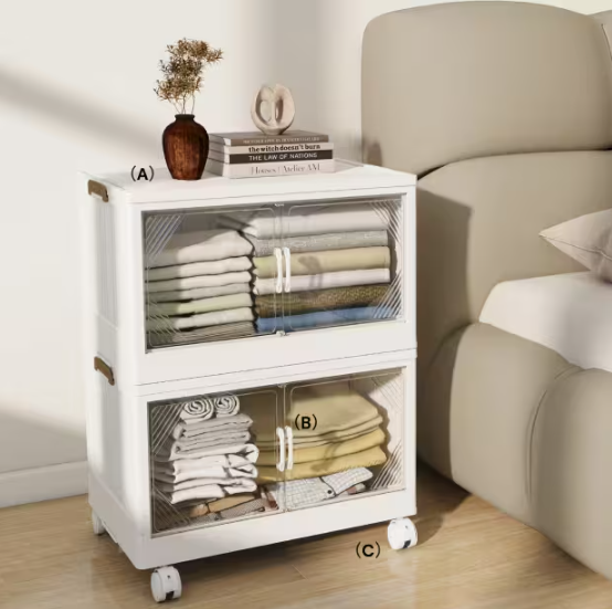 Collapsible Storage Box with Lid