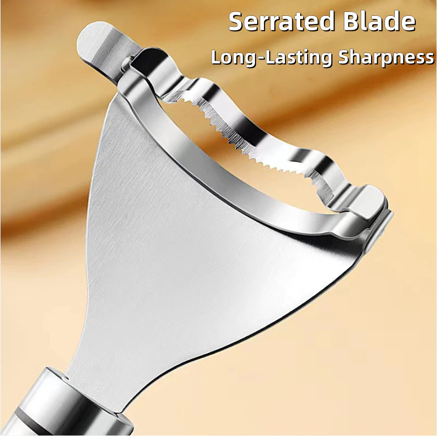 Stainless Steel Corn Peeler & Stripper — Set of 2